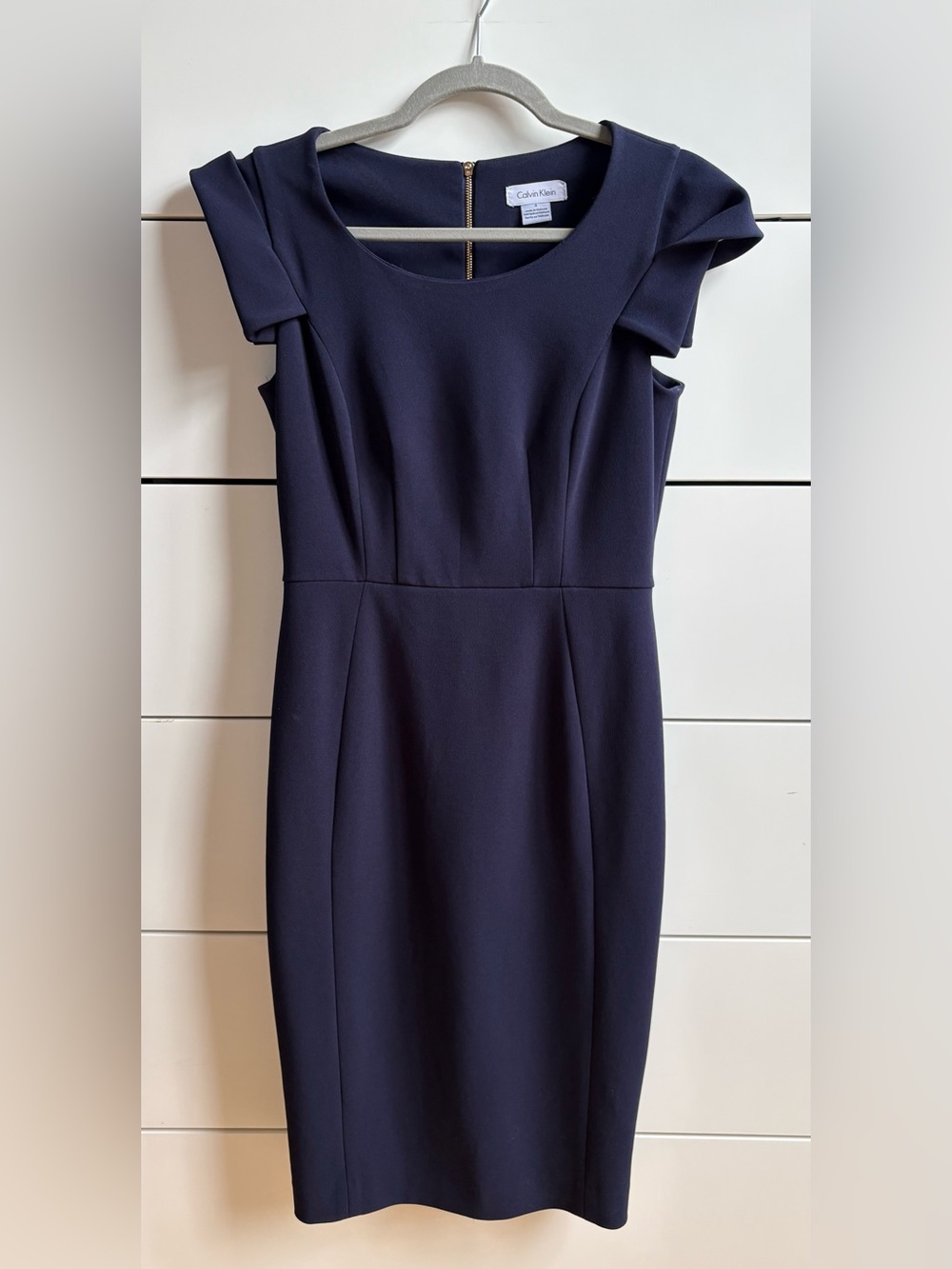 Calvin Klein Navy Midi Dress